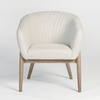 Upholstered Armchair with Channeled Back - Hamptons Furniture, Gifts, Modern & Traditional