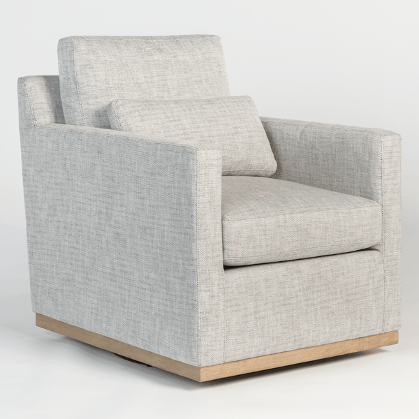 Beechwood Framed Swivel Chair - Hamptons Furniture, Gifts, Modern & Traditional