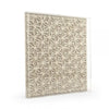Natural Rag Paper with Linen Abstract Artwork, mounted in clear box