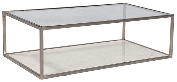 Marble and Glass Coffee Table