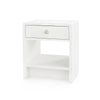Single Drawer Bed Side Table Or Nightstand in 4 Colors