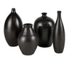 Black High Gloss Vases - 4 Sizes