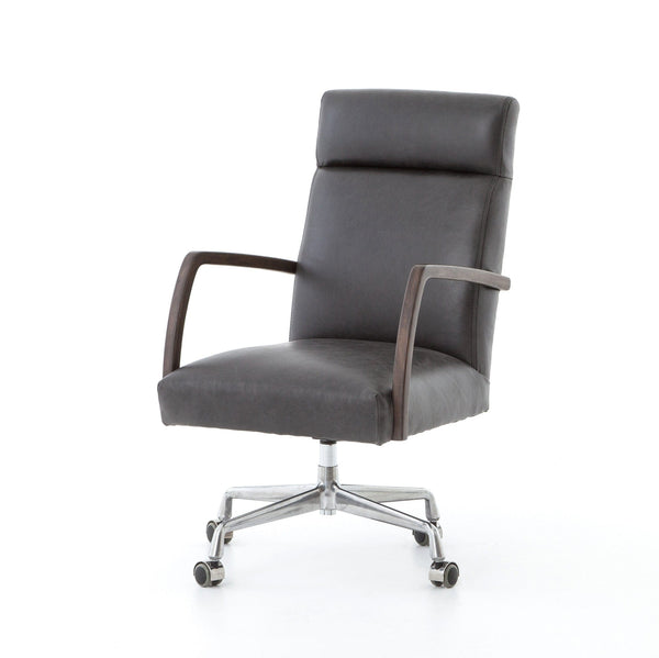 Modern Leather Desk Chair - Hamptons Furniture, Gifts, Modern & Traditional