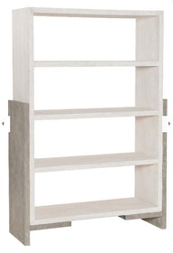 Linen Wood Finish Shelf Unit or Etagere