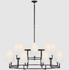 Modica XL Ring Chandelier - Gilded Iron or Aged Iron