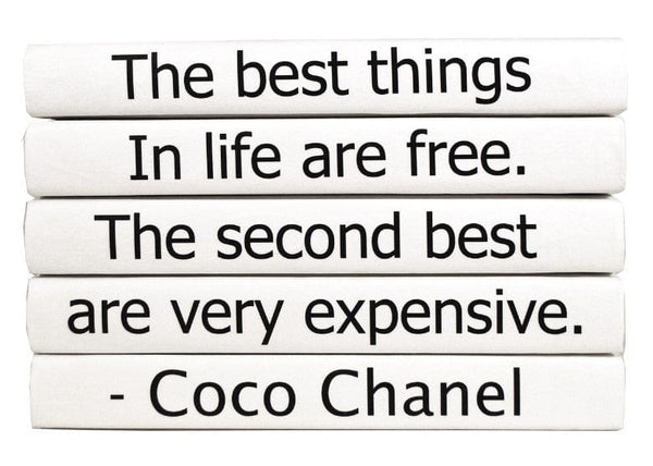 Decorative Books Coco Chanel Quote - Best Things