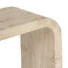 Burled Wood Veneer Console Table