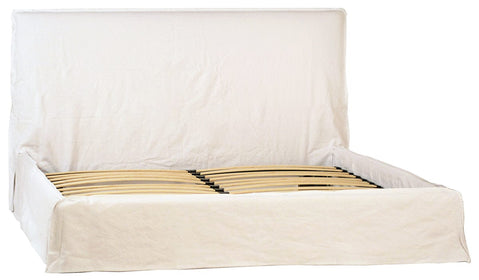 Slipcovered Bed