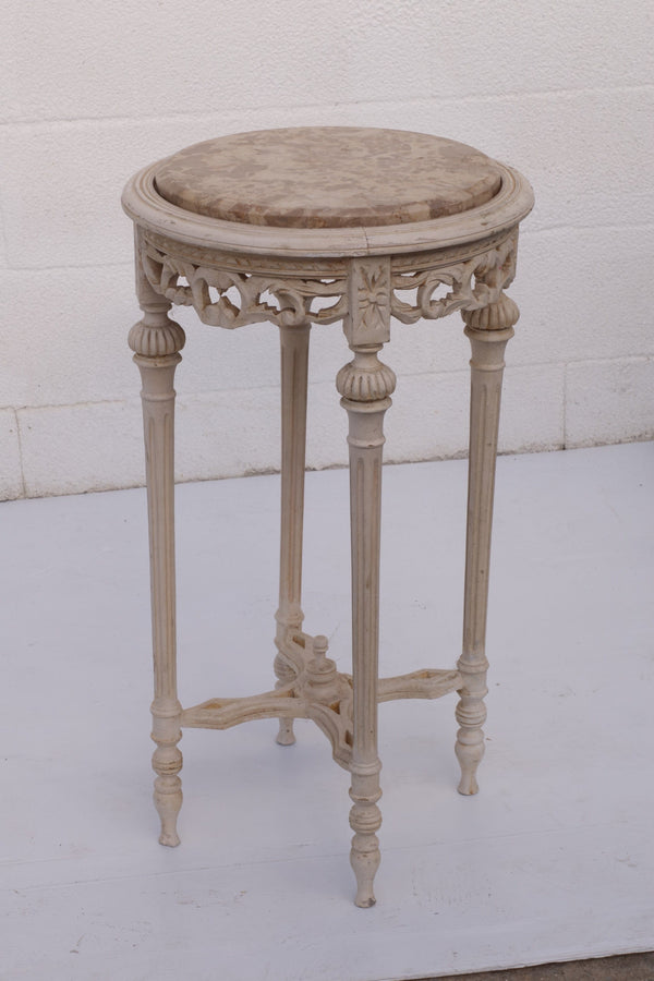 Marble Top Round Table - Hamptons Furniture, Gifts, Modern & Traditional