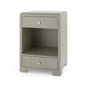 2 Drawer Nightstand in 2 Colors