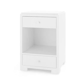 2 Drawer Nightstand in 2 Colors