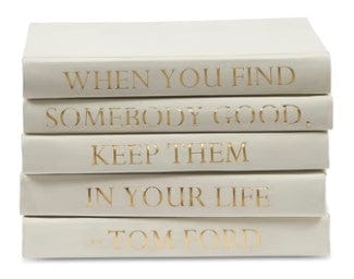 Decorative Books Tom Ford Quote - Find and Keep