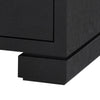 2 Drawer Lacquered Grasscloth Nightstand in 3 Colors