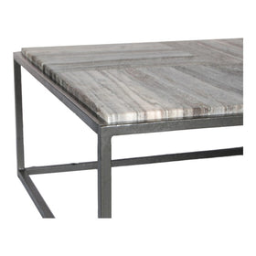 Grey Marble Top Coffee Table