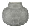 Grey Frosted Glass Vases - 2 Sizes