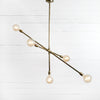 Brass Linear chandelier - Hamptons Furniture, Gifts, Modern & Traditional
