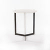 Brass & Marble Side Table - Hamptons Furniture, Gifts, Modern & Traditional