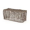 Aged Bronze Outdoor Cage Bench