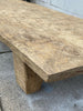 Low Hardwood Coffee Table, reclaimed wood.