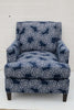 Indigo patterned armnchair by Miles Talbot - Hamptons Furniture, Gifts, Modern & Traditional