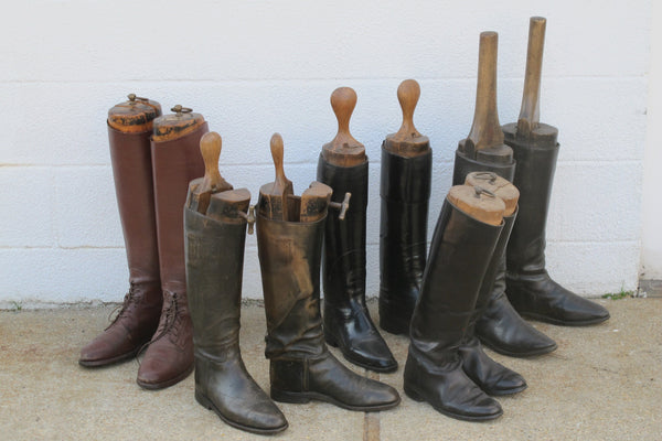 Vintage Riding Boots - Hamptons Furniture, Gifts, Modern & Traditional