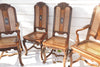 Set of 4 French C1900 dining chairs