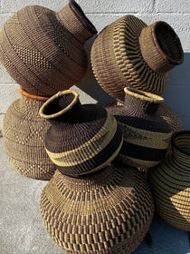 Handmade baskets from Ghana, West Africa
