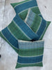 Green and Indigo Woven Pillows - Hamptons Furniture, Gifts, Modern & Traditional