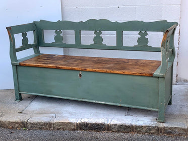 Painted Swedish Bench - Hamptons Furniture, Gifts, Modern & Traditional