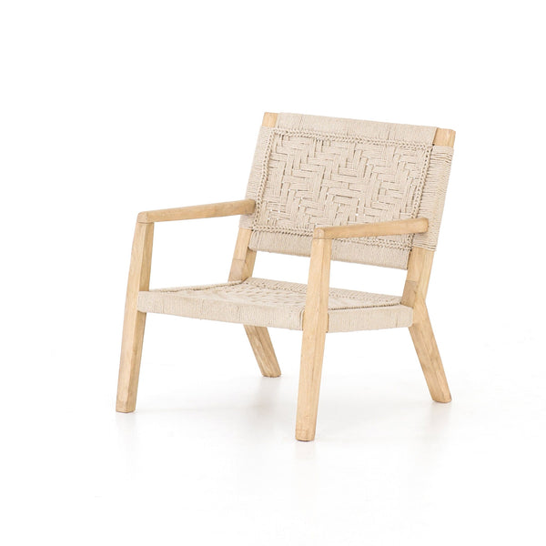 Low Side Chair with woven seat and back - Hamptons Furniture, Gifts, Modern & Traditional