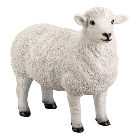 White Life size Sheep Sculpture