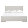 Modern Upholstered Bed with Bench like Footboard