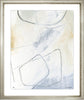 Abstract Studies, on Fine Art Paper, Framed in Silver