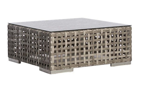Outdoor Open Weave Square Wicker Coffee Table