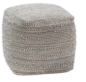 Natural Toned Pouf