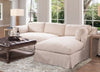 Slipcovered Sectional, Loveseat + Chaise