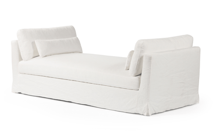 Lounging Chaise in Slipcover