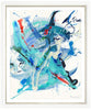 Bright Abstract Spray, signed by the Artist