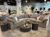 Large Sectional Sofa in 2 Colors of Crypton "LIVESMART" Fabric
