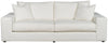 Two Seater Sofa in white performance durable fabric