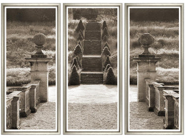 Garden Entrance Triptych - Hamptons Furniture, Gifts, Modern & Traditional