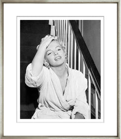 1950's Black and white framed photographs of Marylin Monroe