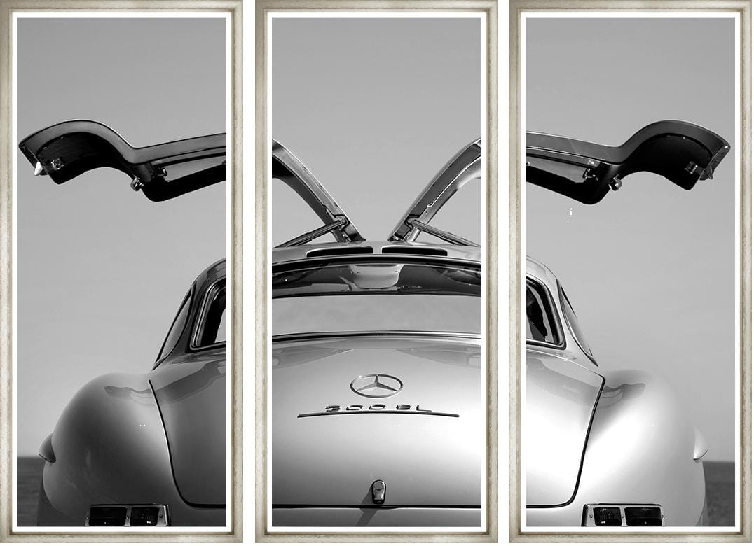 Mercedes Triptych | Hamptons art – English Country Home