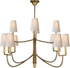Large 12 Lamp Chandelier - Hamptons Furniture, Gifts, Modern & Traditional