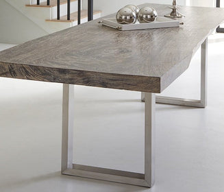 Live Edge Dining Table Multiple Colors, Sizes and Finishes