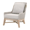 Tapestry Style Outdoor Club Chair, in Grey Teak
