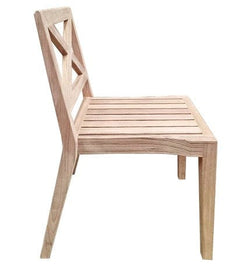 Outdoor Armless Teak Chair