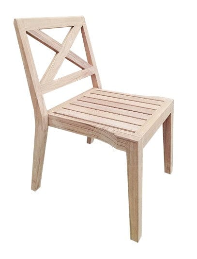 Outdoor Armless Teak Chair