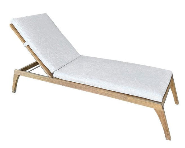 Outdoor Natural Teak Chaise