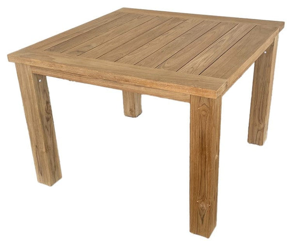 Outdoor Square Teak Dining Table 42"